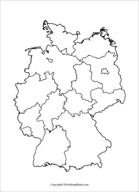 deutschlandkarte leer pdf